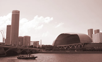 Esplanade, Konzert- und Theaterhaus in Singapur, Foto: Lynette Lan