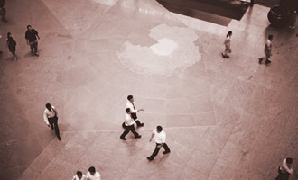 Lobby, Suntec Convention Centre, Singapur, Photo: Andy Naylor